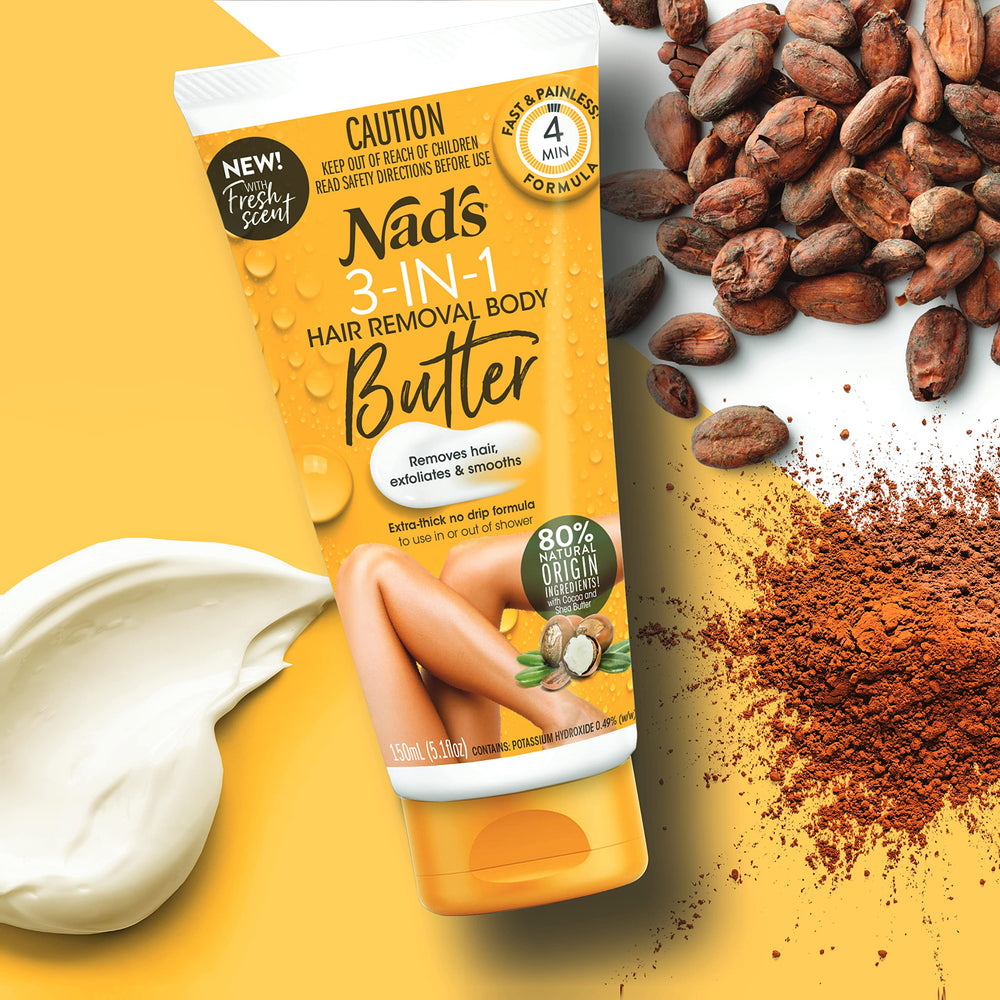 Close-up of creamy texture with 80 natural ingredients for skin hydration.