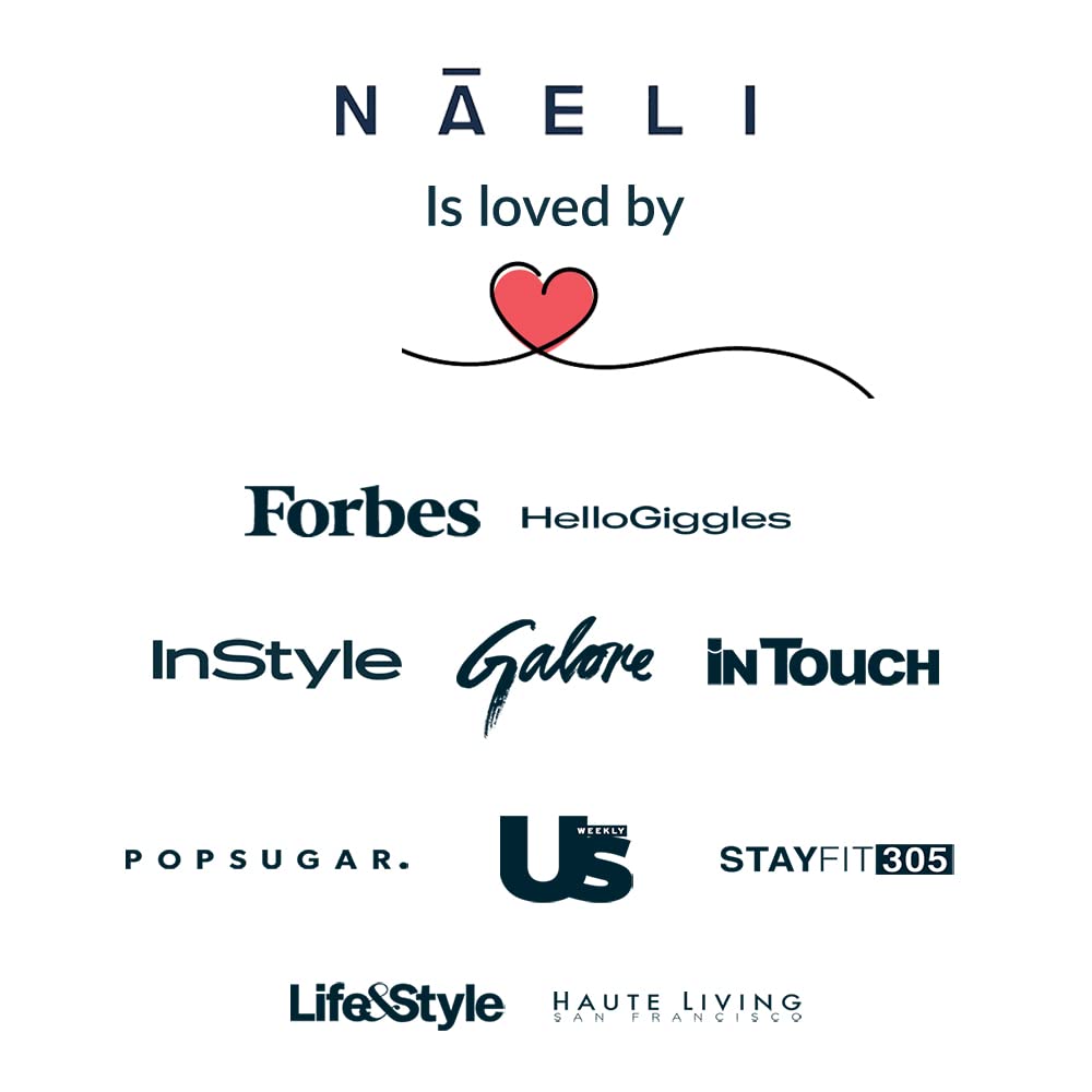 NAELI Exfoliating Body Wash back-area shot suggests targeted cleansing.