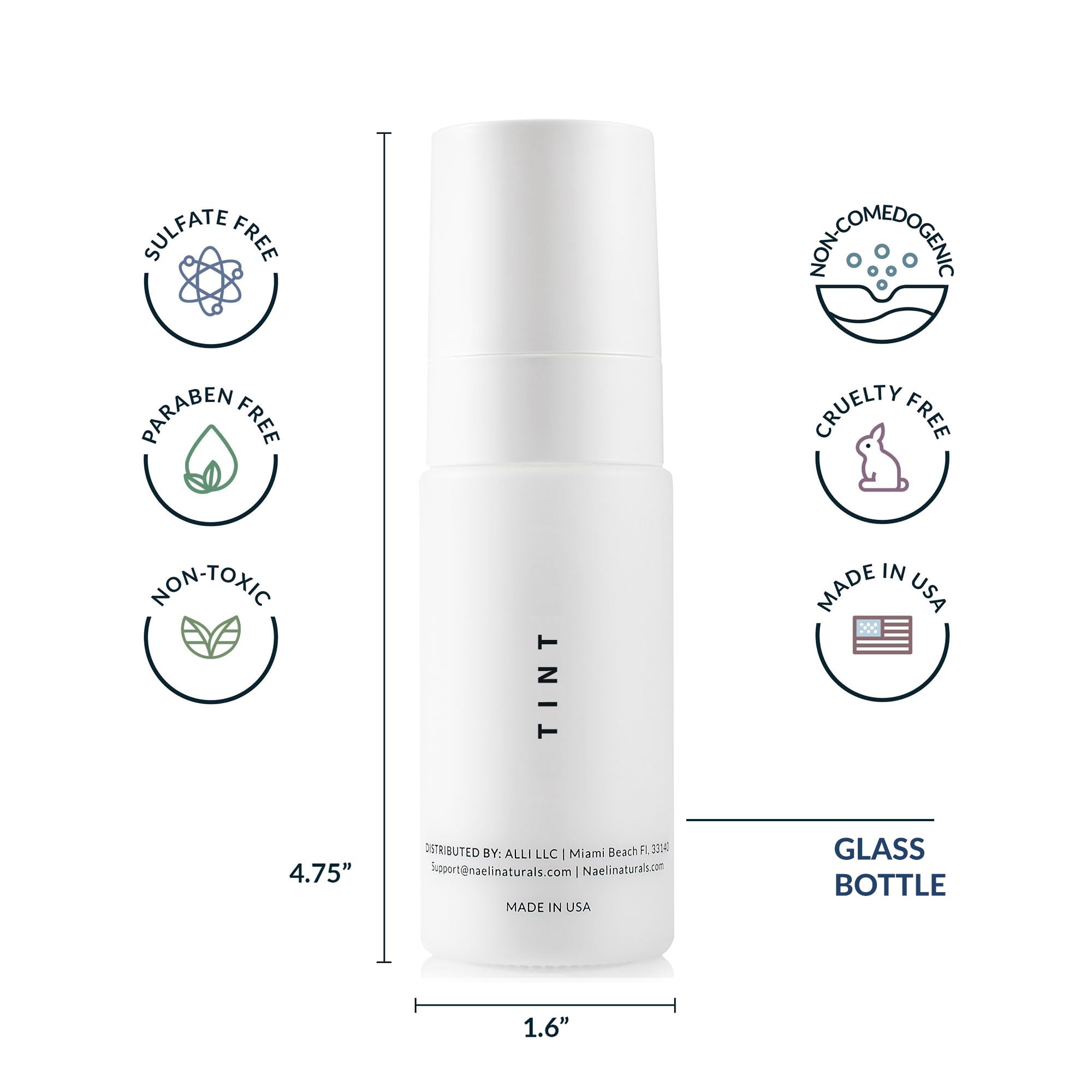 NAELI hyaluronic acid with green tea and blueberry for hydrating care