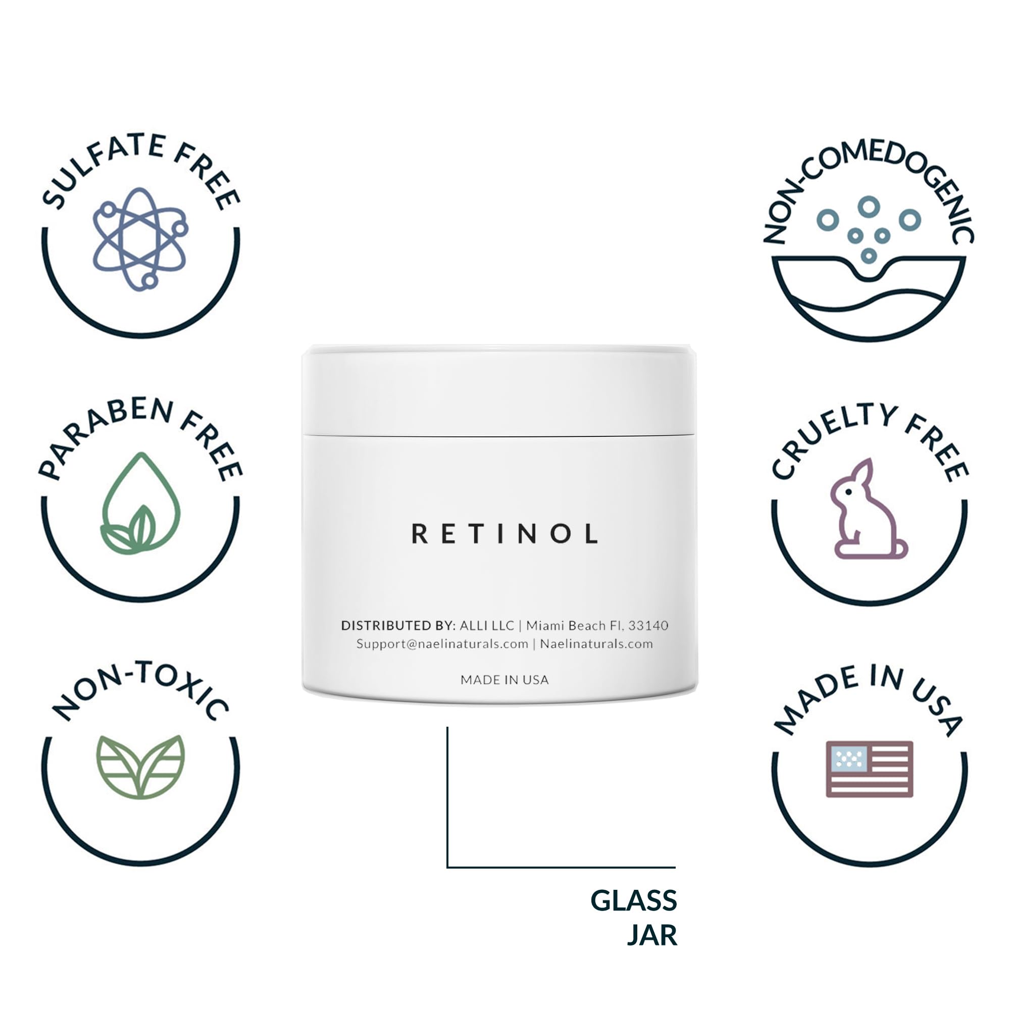 NAELI Retinoid Cream application during night routine for smoother texture
