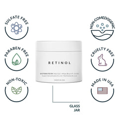 NAELI Retinoid Cream application during night routine for smoother texture