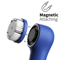 NågraCoola CLIE 3.0 blue magnetic brush head pack for weekly exfoliation.