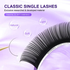 NAGARAKU 0.20mm matte black lashes natural look and comfort