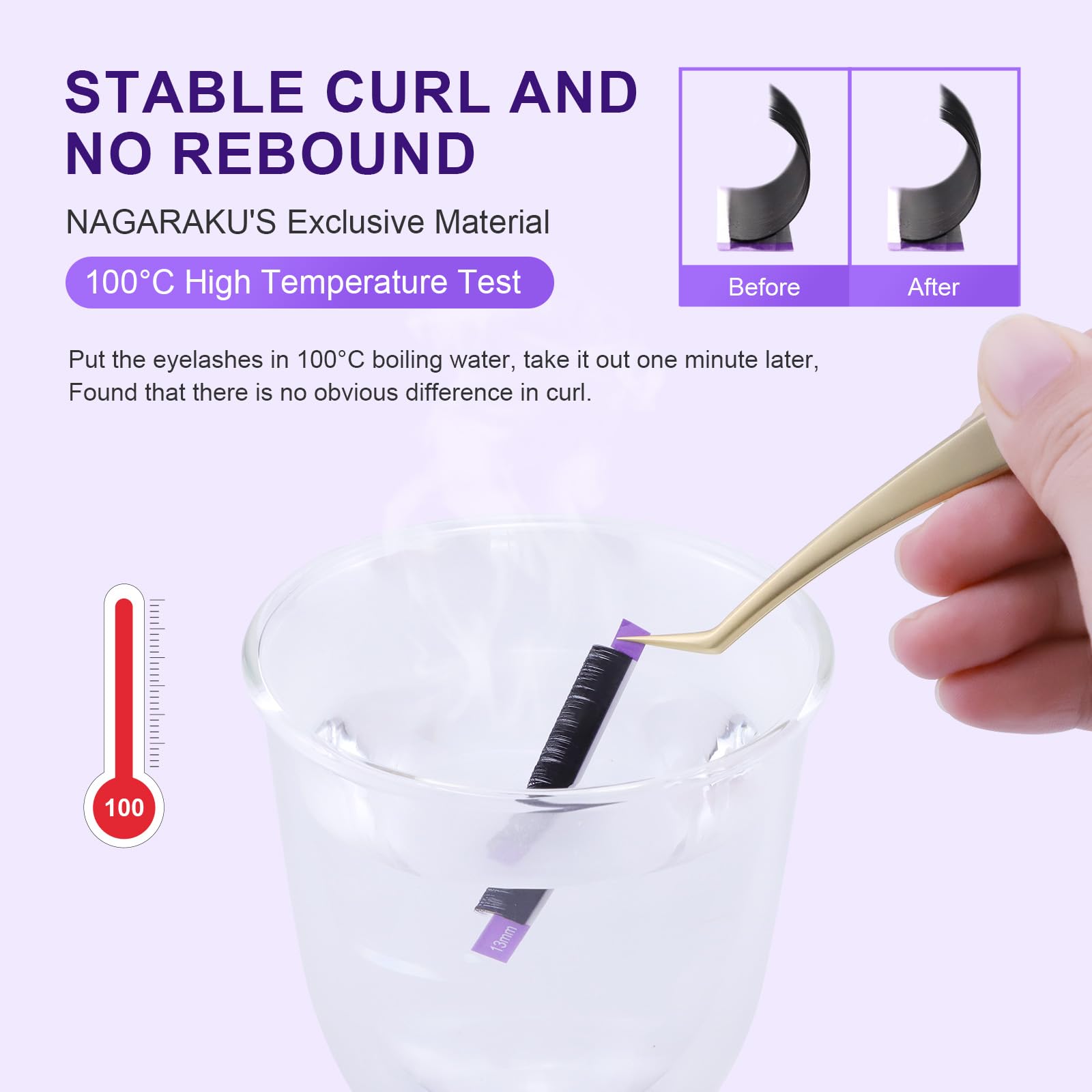 NAGARAKU transfer strip is removable and waterproof for clean, residue-free use.
