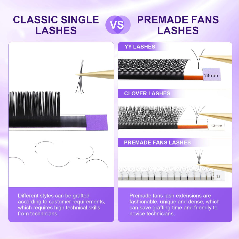 NAGARAKU complete lash pack displayed for salon use.
