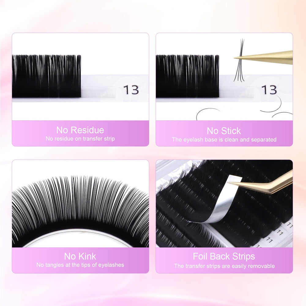 NAGARAKU transfer strip foil back enables residue-free application.