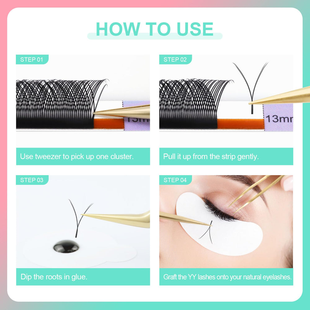 Nagaraku YY Lash suitable for salon use with easy grafting.
