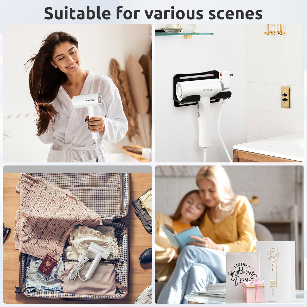 NAIFERE portable travel design for on-the-go styling.