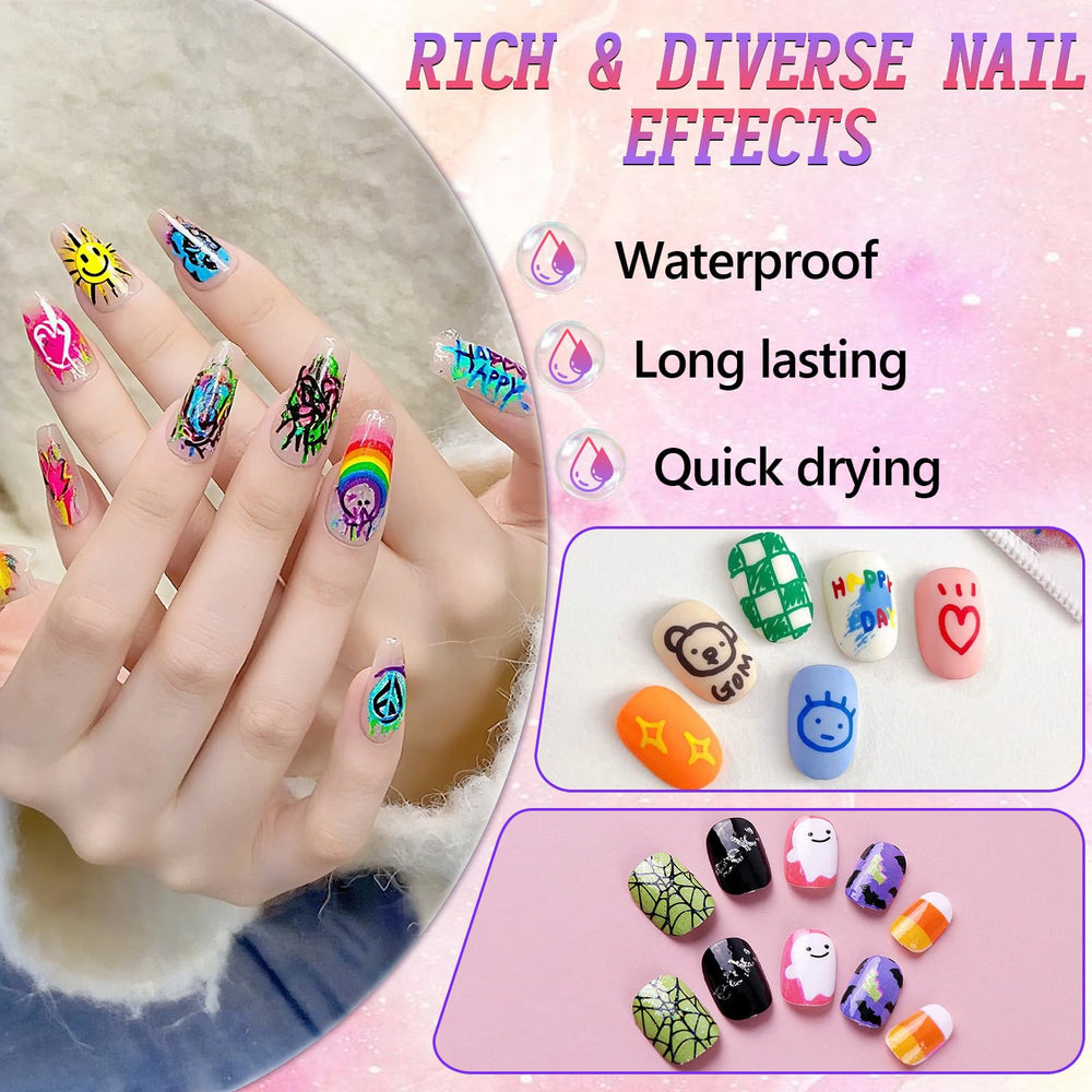 Water-based formula and safe ingredients for nails