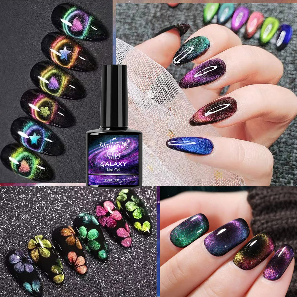 NAIL GIL Clear base gel for sheer glitter shimmer overlays