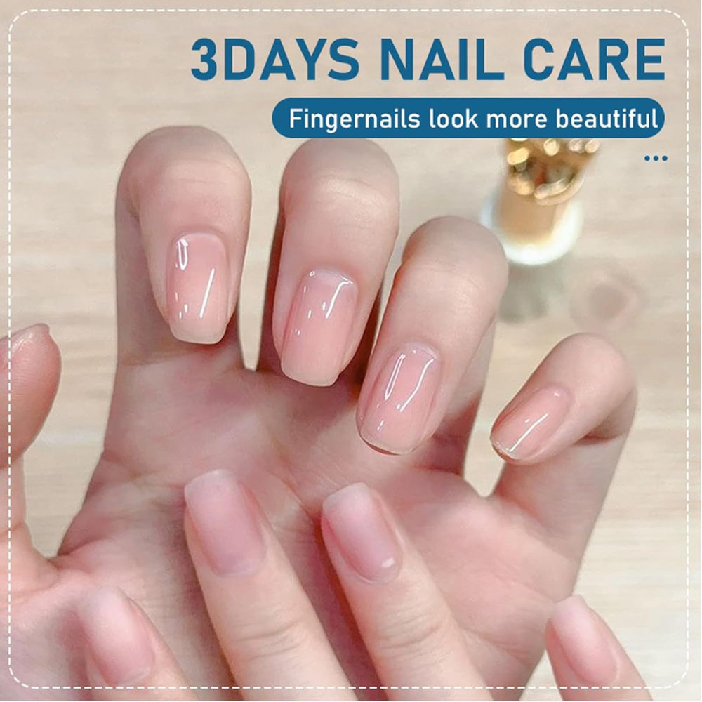 Close up shows nail shine and smooth texture after use
