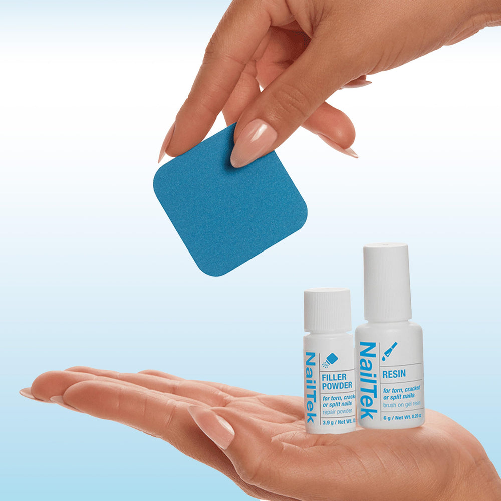 Nail Tek at-home use system demonstrated for easy nail repair