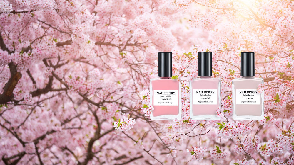 Nailberry packaging Imperial Blush box highlights vegan, halal, cruelty-free values.