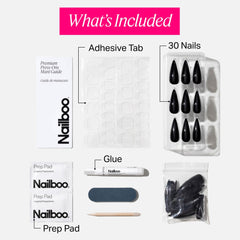 Nailboo alcohol prep pads for clean, quick nail prep