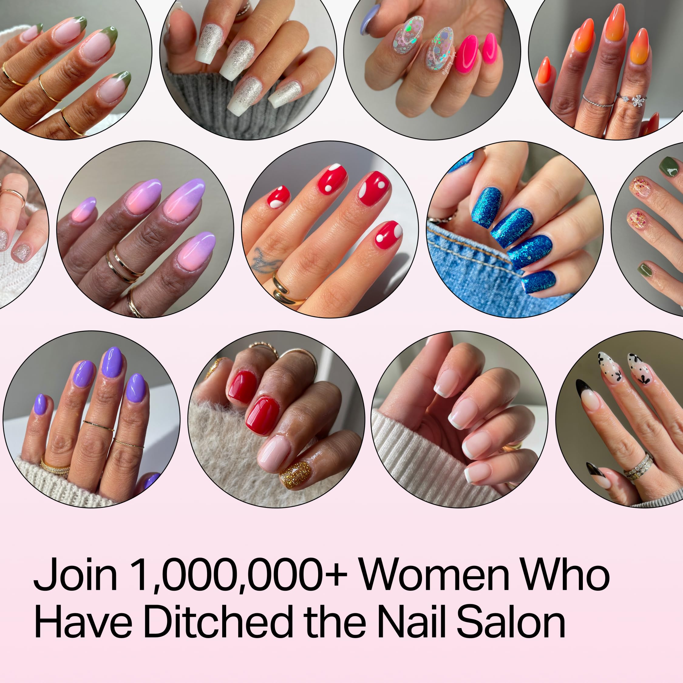 Nailboo Cloudberry finished nails with glossy, durable look