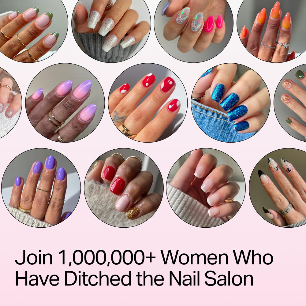 Nailboo Cloudberry finished nails with glossy, durable look