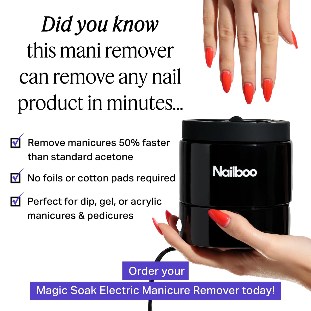 Nailboo compact set on vanity highlights organized, spill-resistant design.