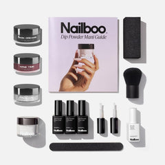 Nailboo Dark Dreams dip powder for a bold at-home manicure.