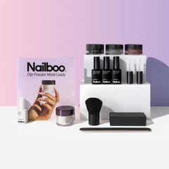 Nailboo Gala Gal dip powder provides vibrant color at home.