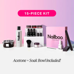 Nailboo Date Night powder delivers vibrant shade with long-lasting appeal.