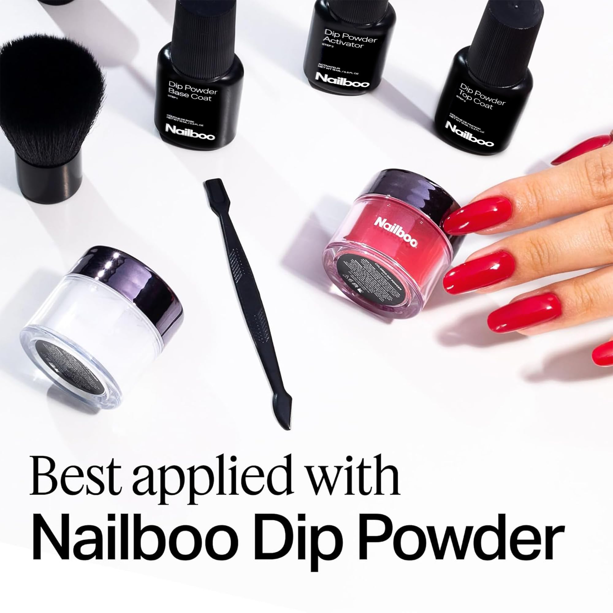Nailboo quick-dry liquids enabling faster manicures with less wait time.
