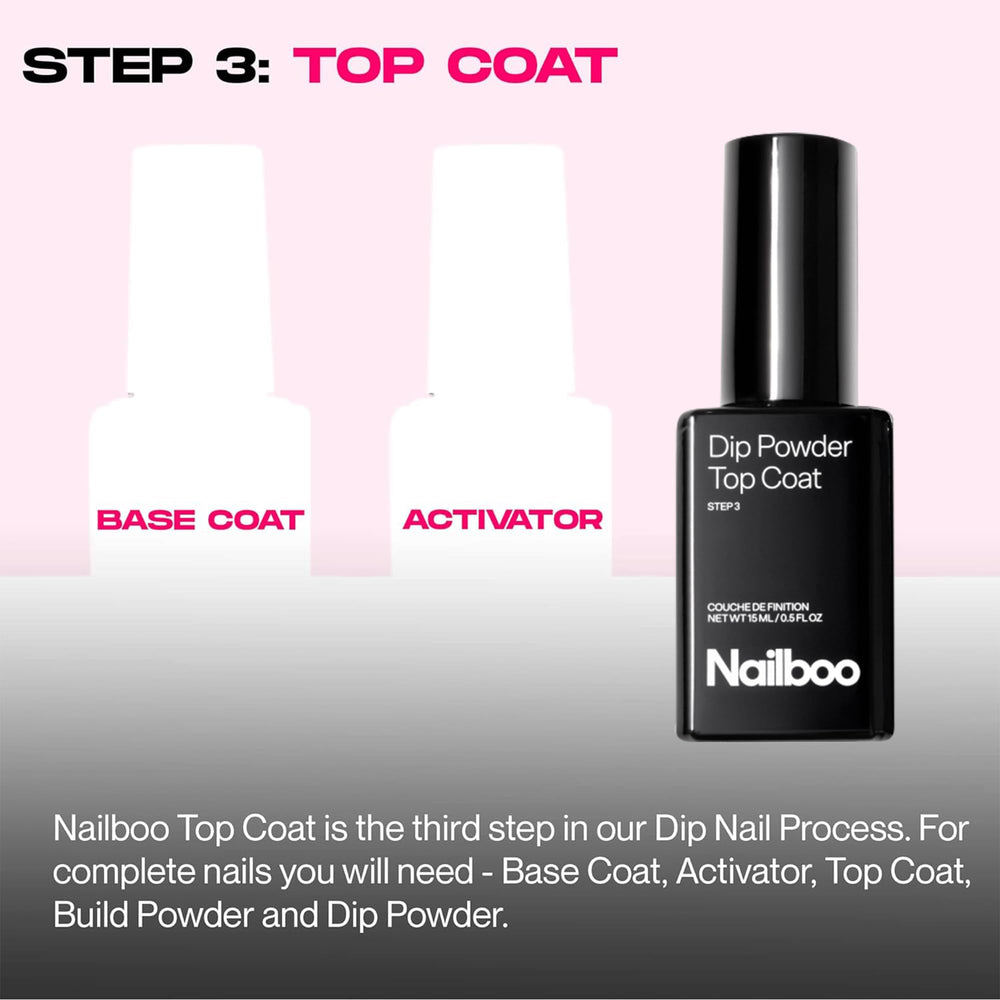Nailboo Easy 1-2-3 steps for a smooth, salon-like finish.