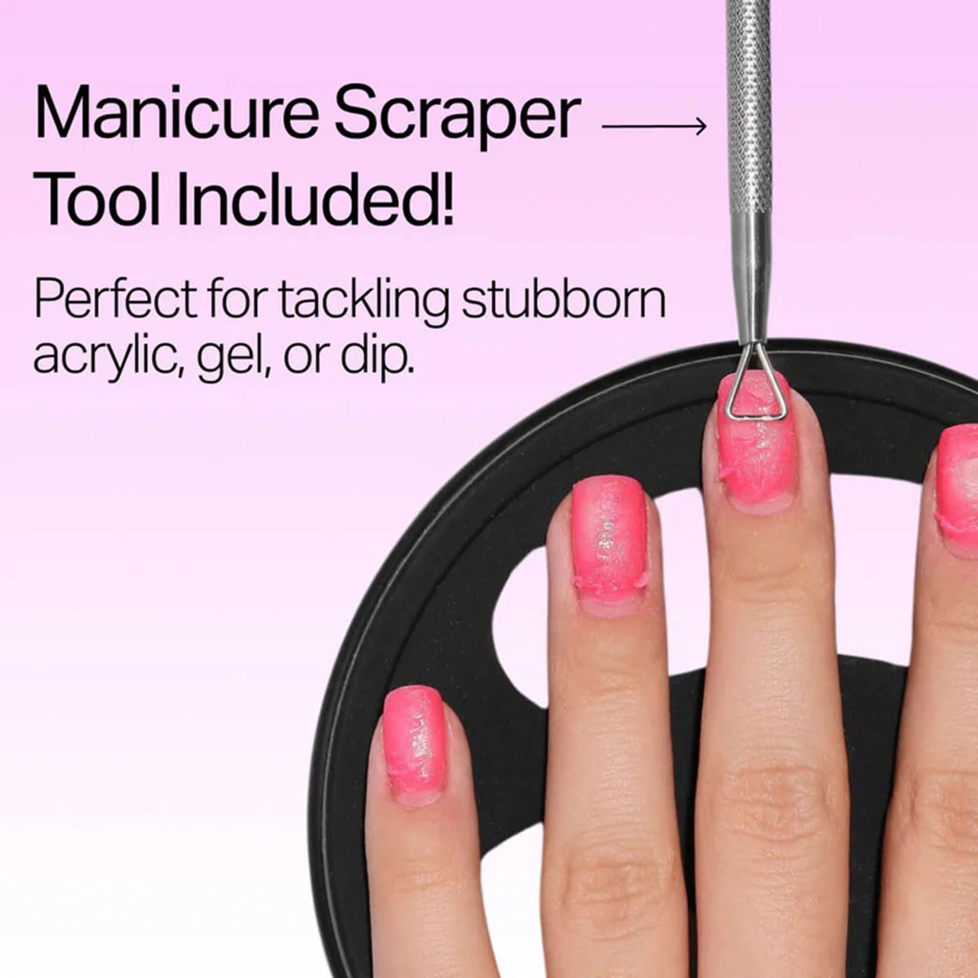 Nailboo Magic Soak Bowl ceramic surface is easy to clean and durable.