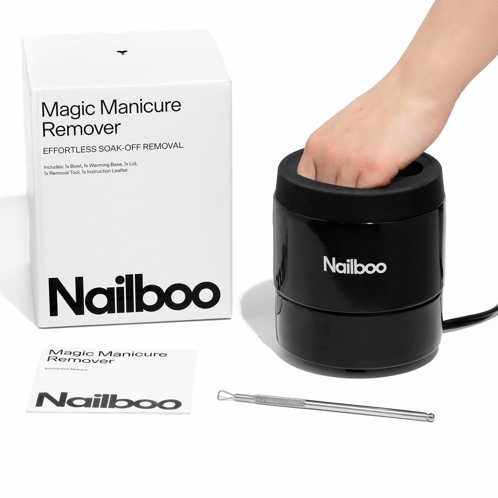 Nailboo Magic Soak Bowl compact-size design fits a small vanity.