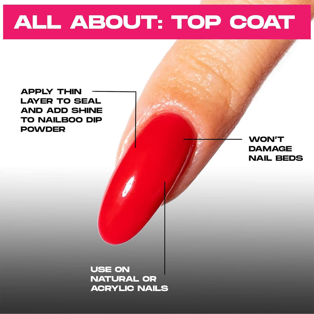 Nailboo No-tools-required top coat simplifies home manicures.