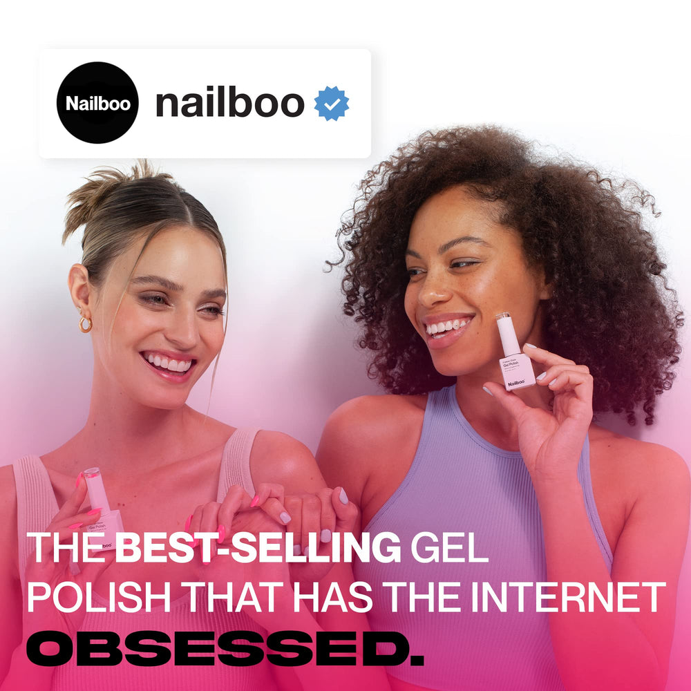 Nailboo Premier Forever Glaze Top Coat close-up shows gloss and ultra-clear finish.