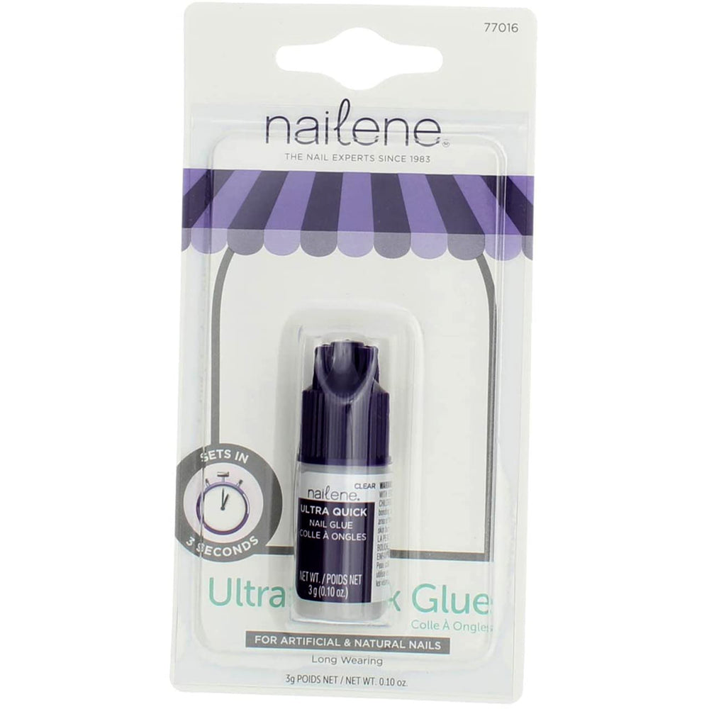 Nailene Ultra Quick provides durable, reusable hold on nails