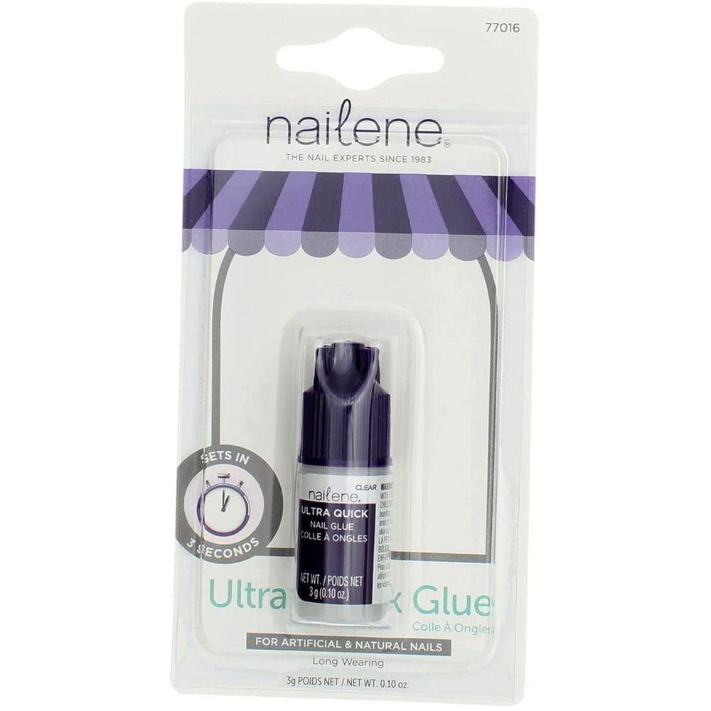Nailene Ultra Quick sets in three seconds for quick nails