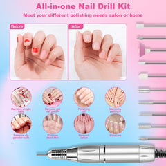 NAILGIRLS Nail Bits Set offering varied options for filing, shaping, and finishing.