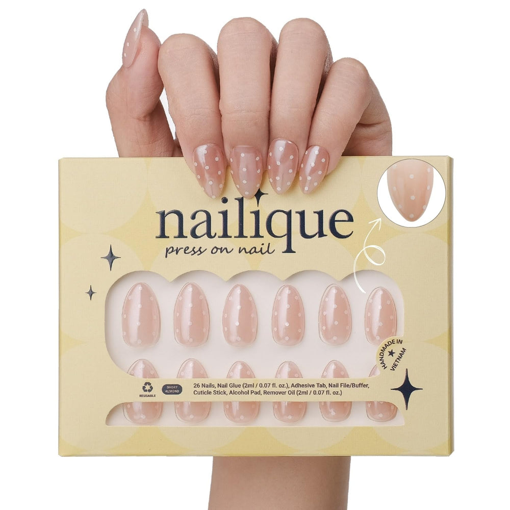 Nailique reusable durable nails designed for multiple manicures.