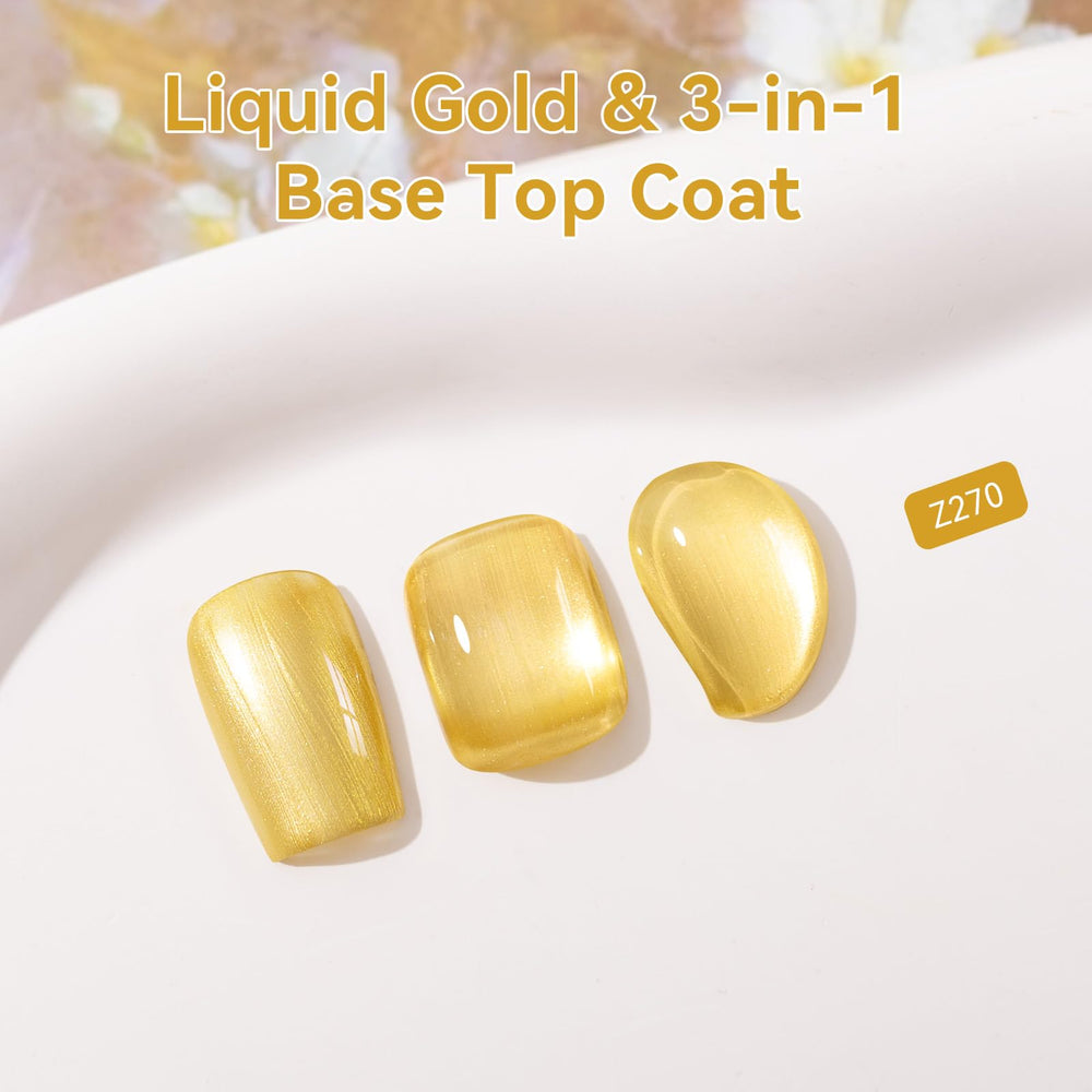 Nailshion 3-in-1 base top coat bottle for protection shine and strength