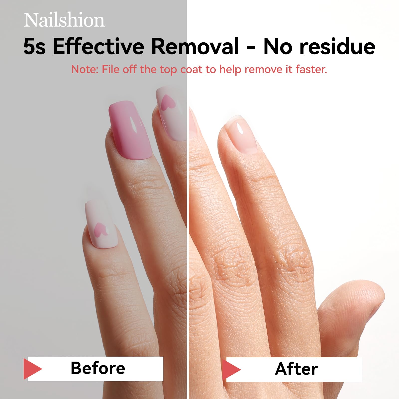 Nailshion air-dry removal supports fast manicures without waiting.