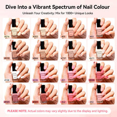 Nailshion base coat and top coat protect nails and enhance shine.