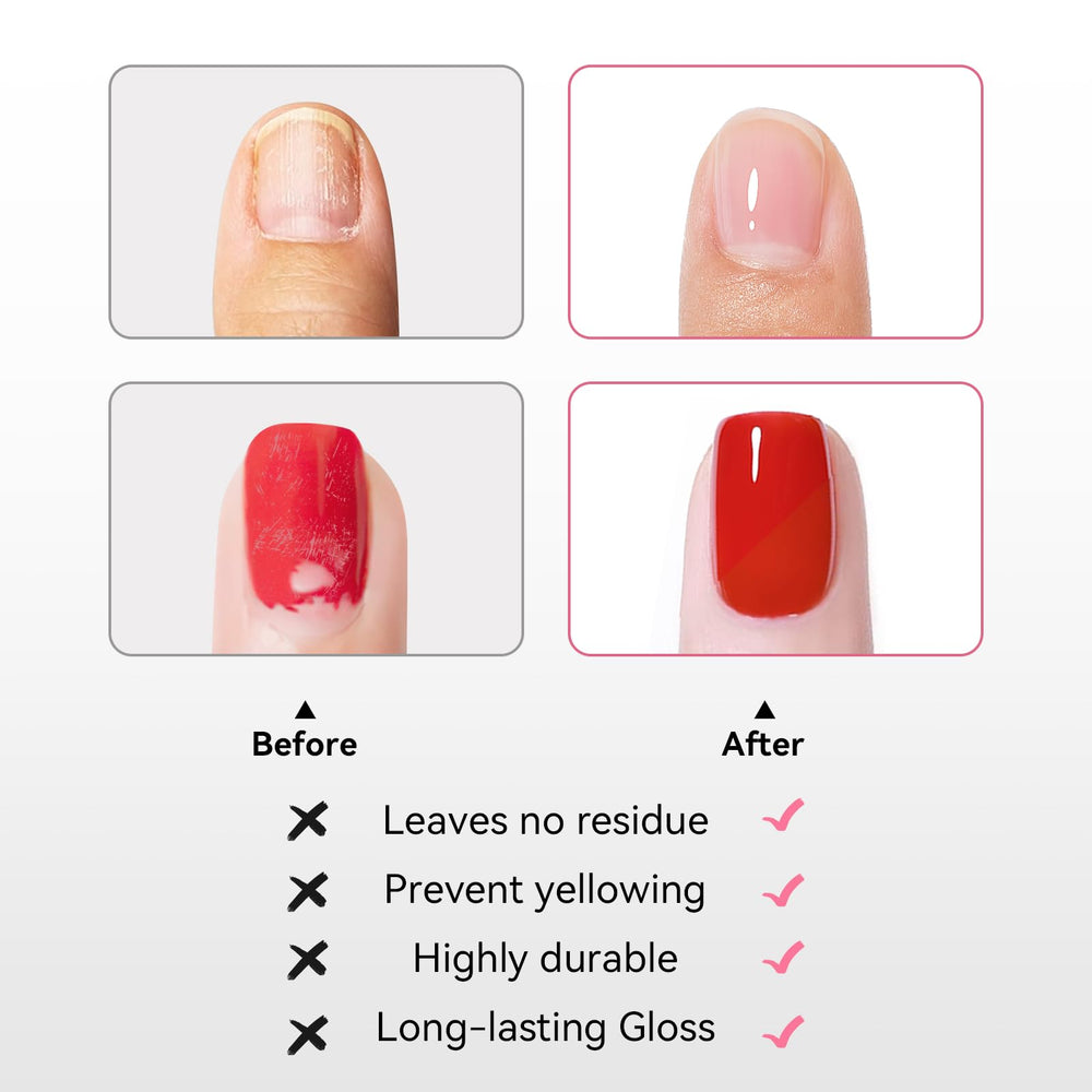 Nailshion Fast air-dry time speeds up manicures.