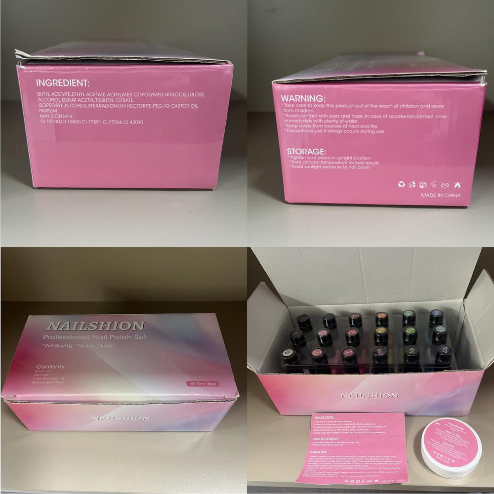 Longer wear potential with Nailshion Quick Air Dry Nail Polish under proper care