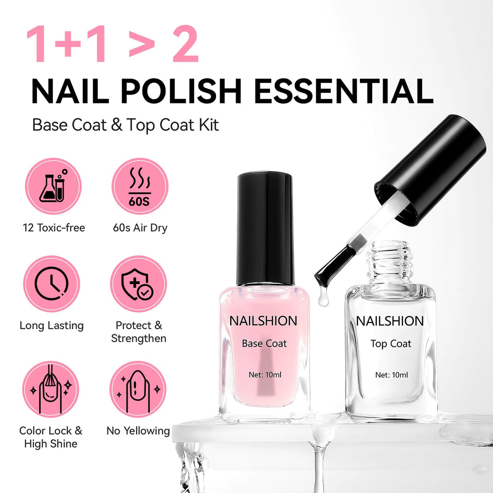 Nailshion quick-dry air-dry formula for fast at-home manicures