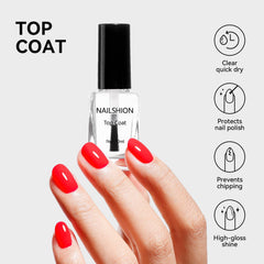 Nailshion VE Calcium nourishing formula supports healthier-looking nails.