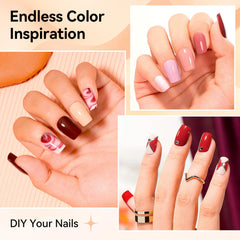 Nailshion Vegan Cruelty-Free polish delivers smooth, self-leveling color.