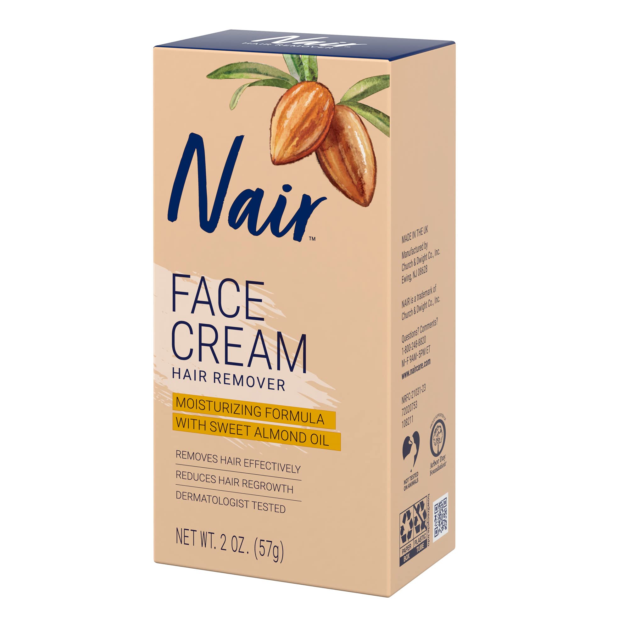Nair daily skincare routine use for gentle hair removal.