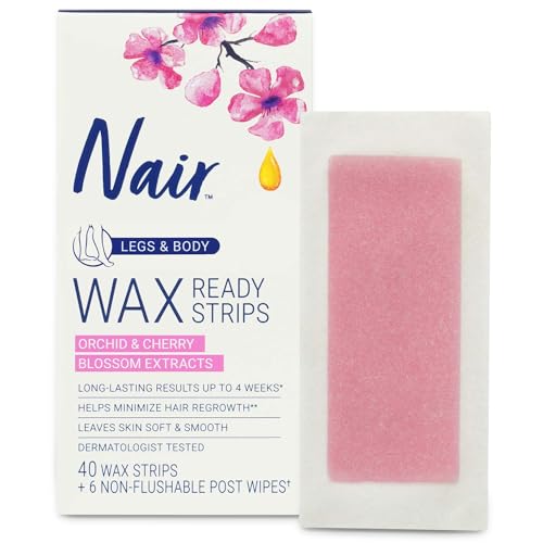 Nair strips for face and bikini use quick hair removal