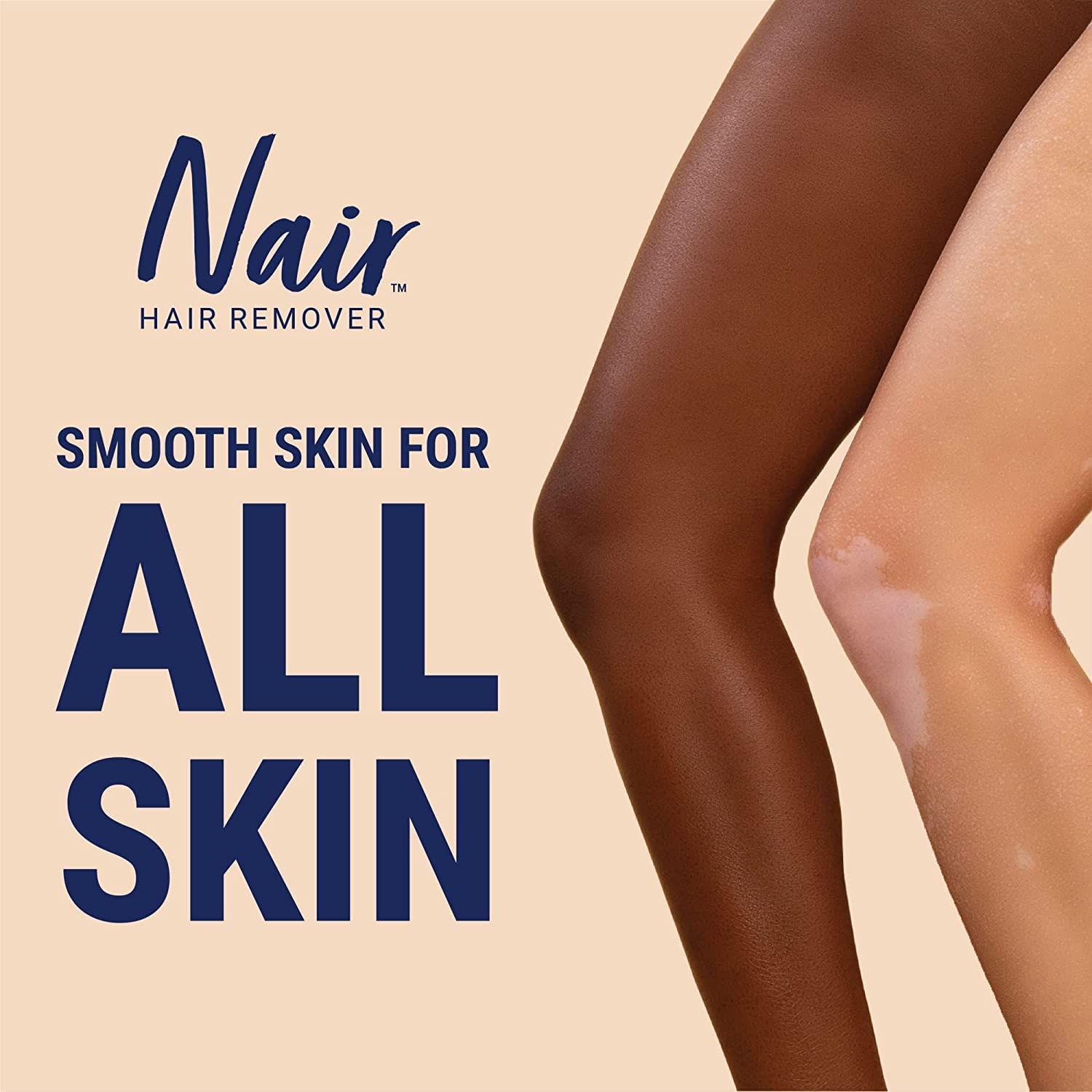 Nair sensitive face cream almond oil ingredient close-up