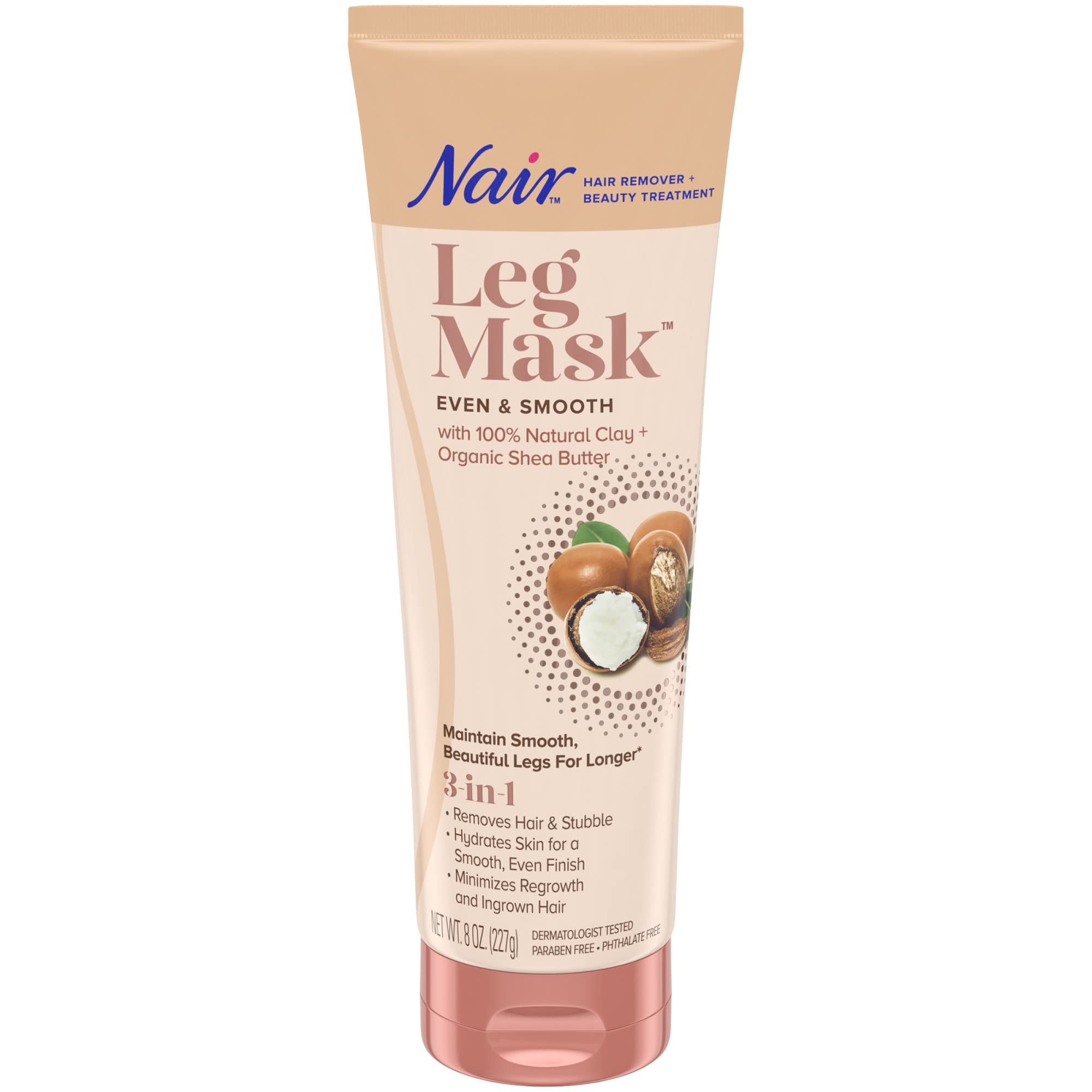 Nair Leg Mask being applied for smooth, stubble-free legs.