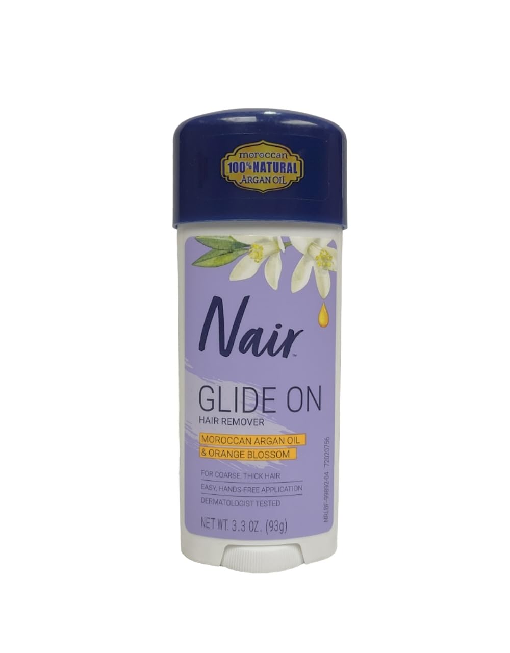 Nair orange-blossom-scent formula enhances bikini-line removal experience.