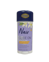 Nair orange-blossom-scent formula enhances bikini-line removal experience.