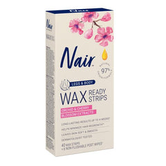 Smooth skin after waxing with Nair Ready-Strips
