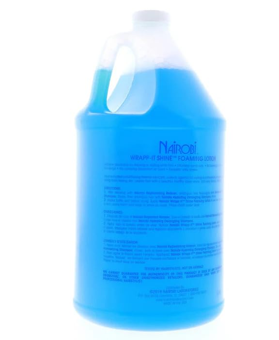 Nairobi Wrapp-It Shine styling foam ideal for smooth blow-drying sessions.